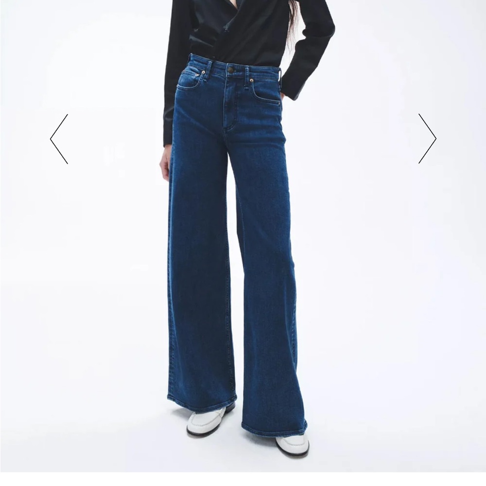 Flexi Sofie High Rise Full Length Wide Jeans - BNWT sz 32